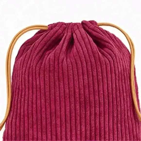 IPSY Burgundy Drawstring Cosmetic Pouch - Picture 2 of 2